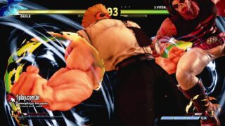 Street Fighter V! MILITAR GUILE Versus NECALLI MACUMBEIRO (SUSAKU CASTLE STAGE) Street Fighter